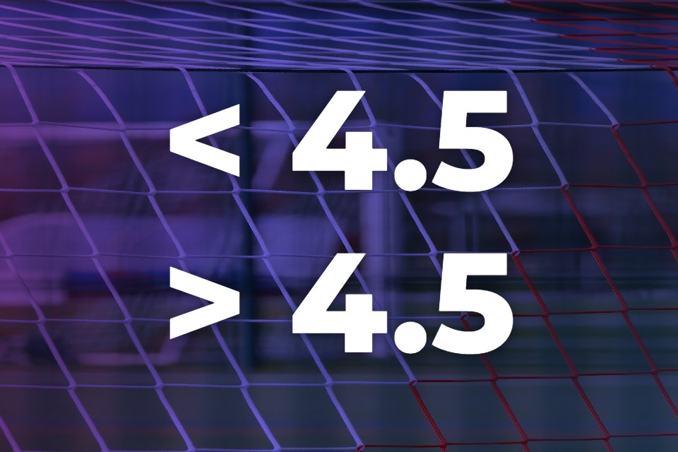 O que significa mais e menos de 4.5 Gols?