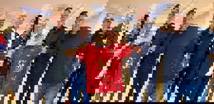 Comitiva do Maricá F.C, liderada por Quaquá, visita a FERJ para discutir projetos e futuro do futebol carioca