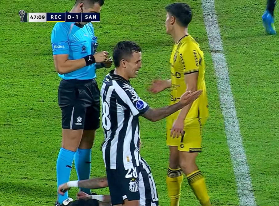 Santos domina, mas cede empate ao Recoleta e segue na lanterna da Sul-Americana