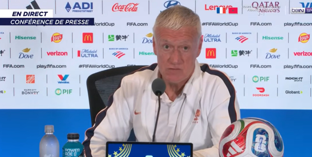 Deschamps cobra mais eficiência da França antes de duelo decisivo contra Marrocos na Copa do Mundo
