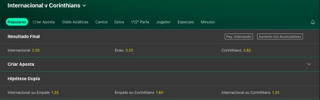 Como operar em dupla hipótese na Bet365