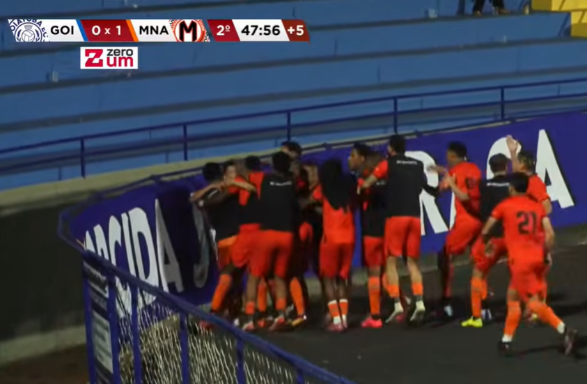 Manauara vence o Goiatuba nos acréscimos e larga na frente na terceira fase da Série D