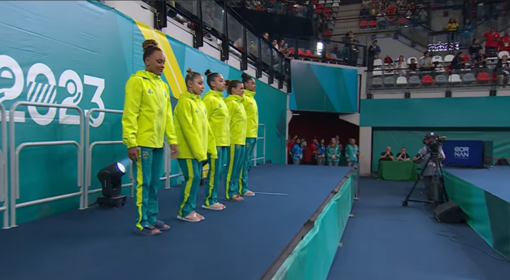 Brasil é vice no Pan-Americano de Ginástica e garante vaga no Mundial com retorno de Rebeca Andrade