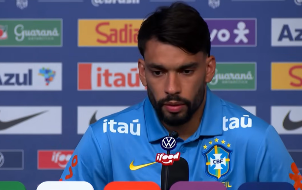 Lucas Paquetá sofre lesão e desfalca o Brasil