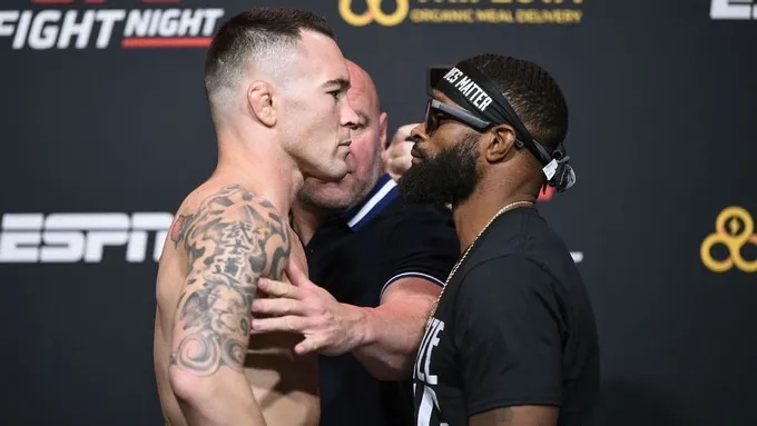 Covington Challenges Woodley to a Wrestling Match in the RAF League
