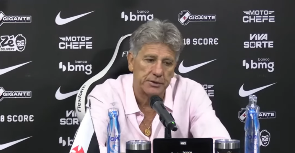 Renato Gaúcho elogia entrega do Vasco após vitória sobre o Athletico e mira vaga na Libertadores