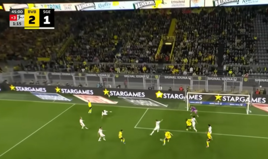 Borussia Dortmund vira sobre o Frankfurt e garante vice da Bundesliga antecipadamente