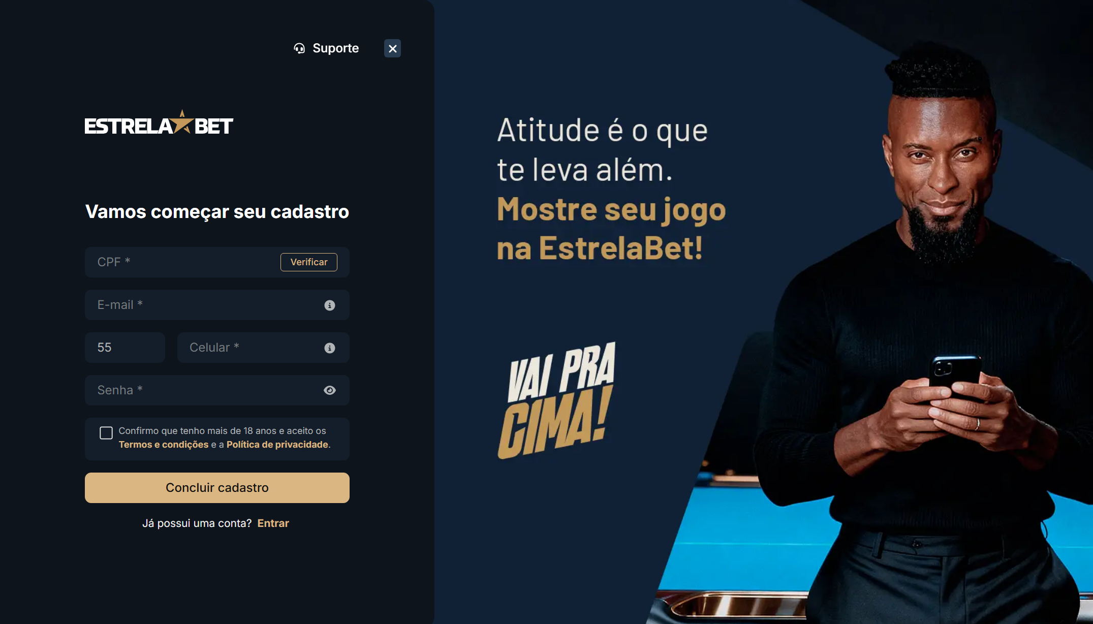 Site da Estrela Bet