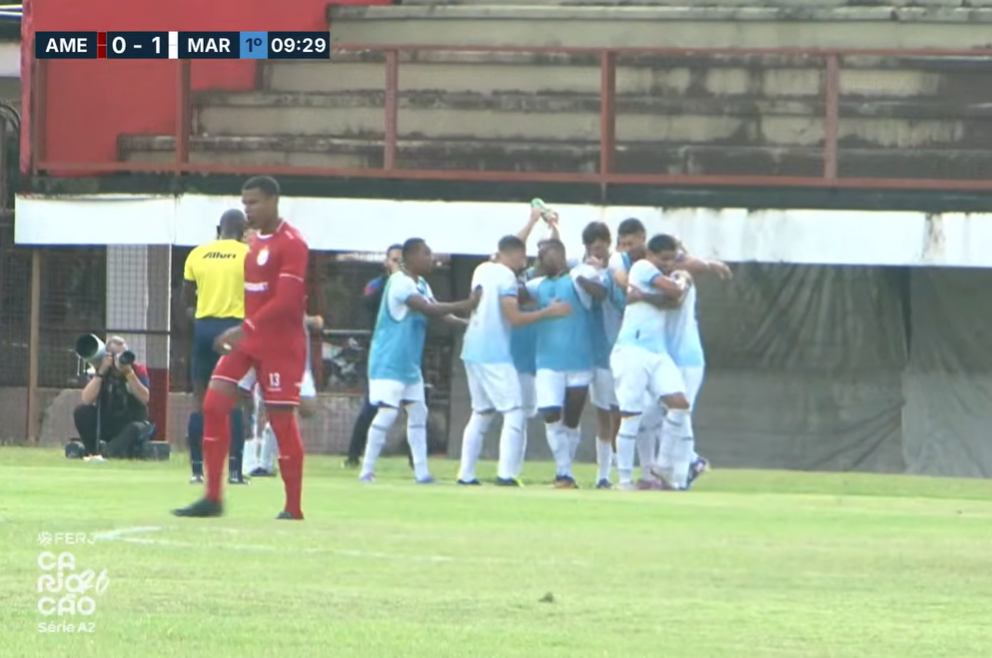 Maricá F.C vence o América fora de casa, assume liderança do Carioca A2