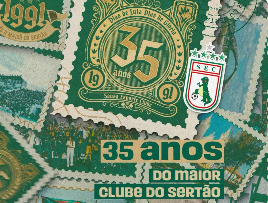Sousa Esporte Clube comemora 35 anos de história ao lado da cidade de Sousa