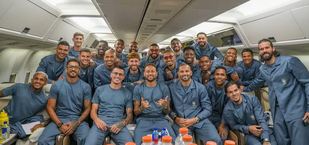 Seleção Brasileira desembarca nos EUA e inicia reta final de preparação para a Copa do Mundo