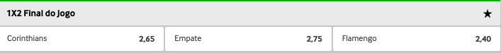 1X2 Final do jogo