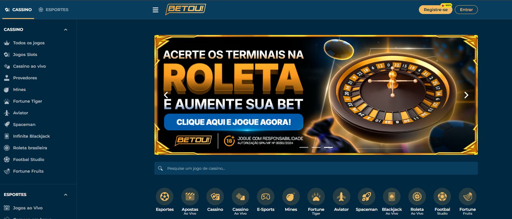 Visual do Site