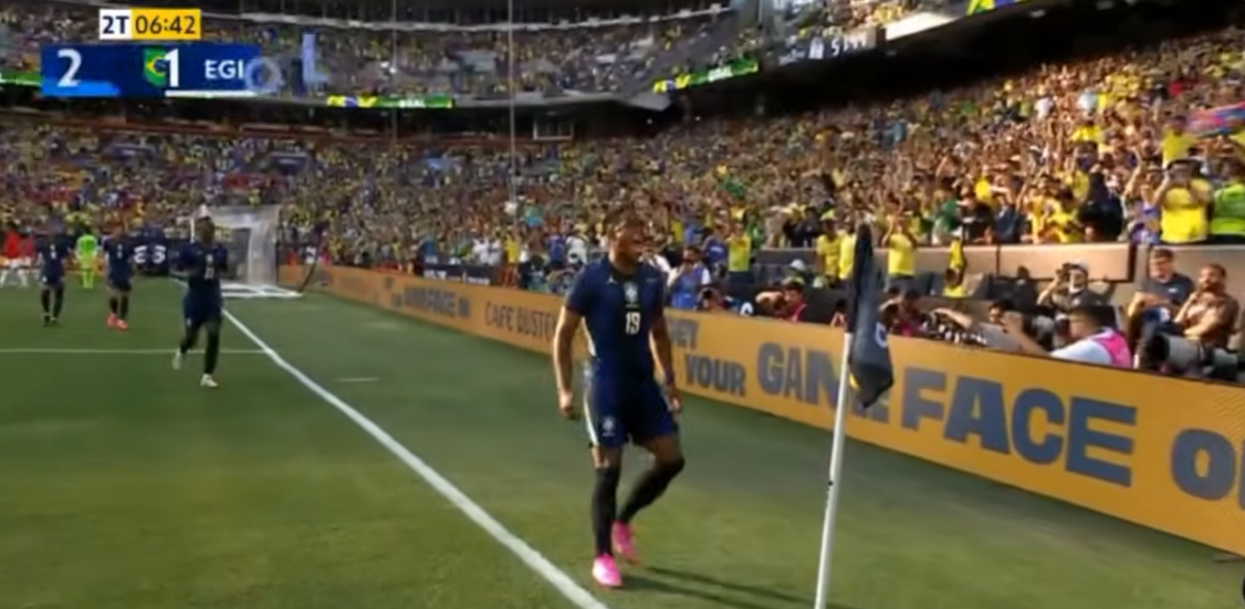 Brasil vence o Egito com gols de Bruno Guimarães e Endrick no último teste antes da Copa do Mundo