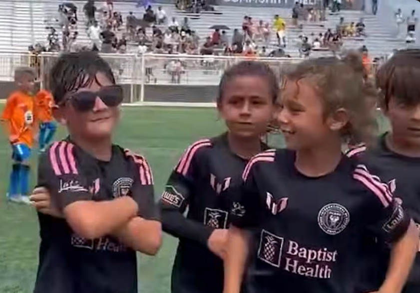 Filho de Messi viraliza com golaço de falta e comemoração cheia de personalidade no Inter Miami
