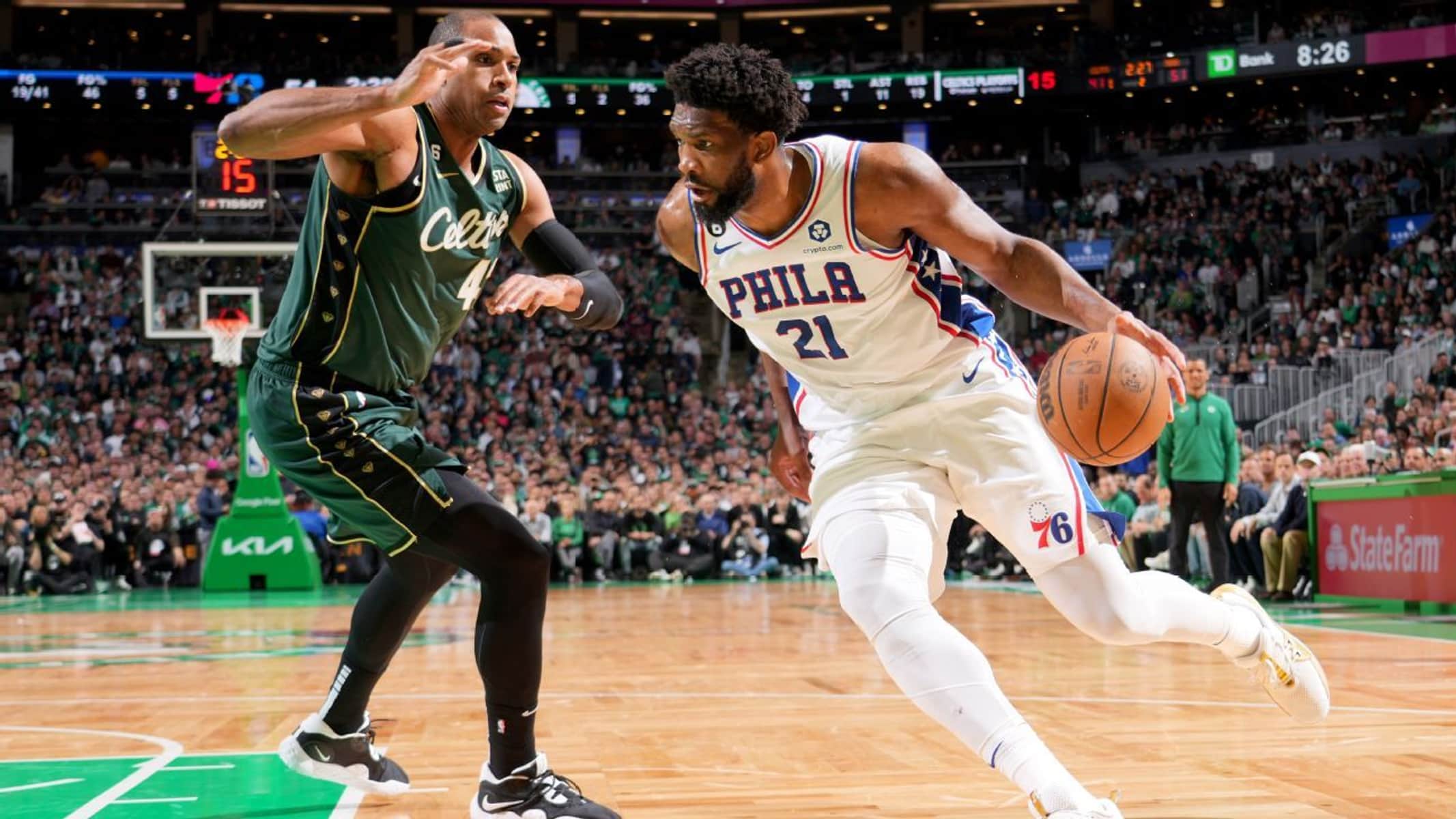 Celtics dominam 76ers fora de casa, fazem 3 a 1 na série e ficam a um passo da classificação nos playoffs da NBA