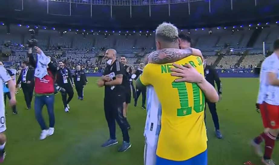 Neymar envia mensagem para Messi após estreia na Copa: “É um grande amigo”
