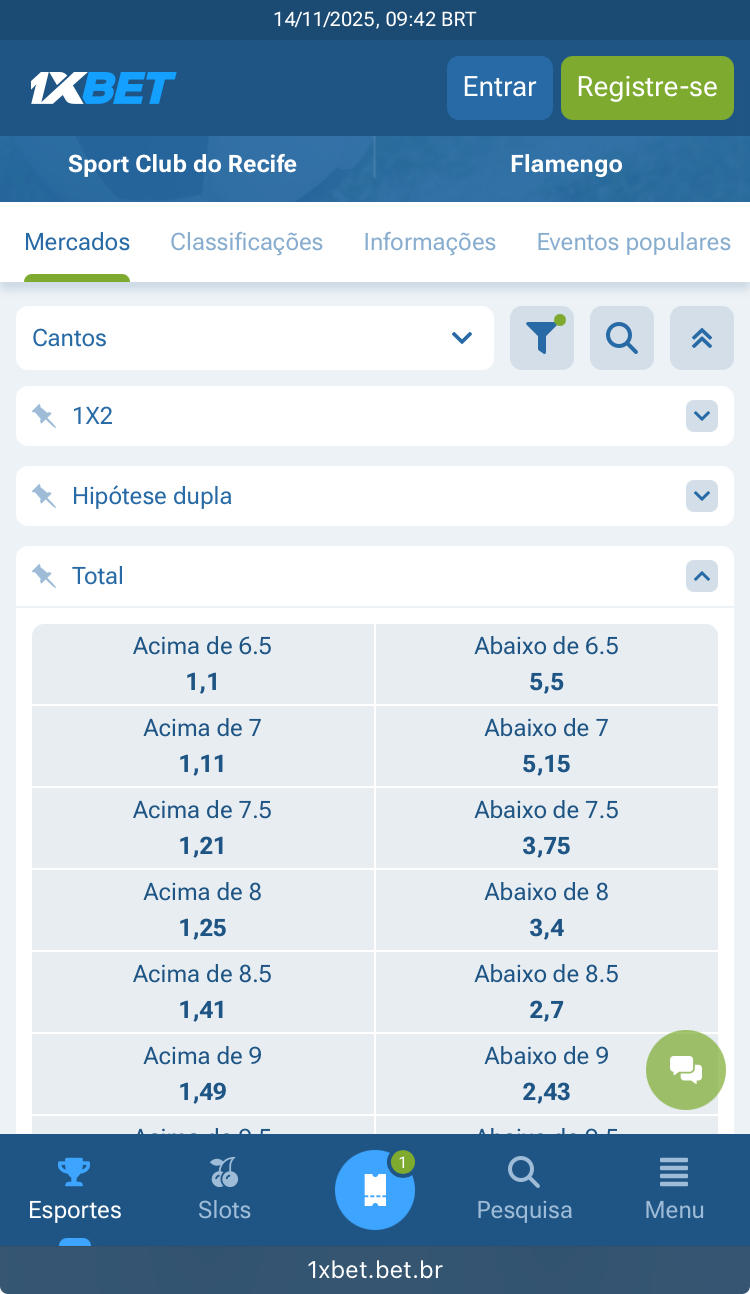 Over/Under e Número Exato