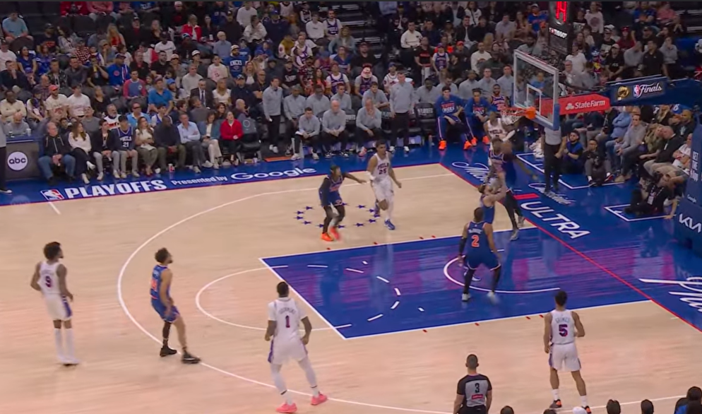 Knicks atropela os 76ers, fecha série em 4 a 0 e avança à final do Leste na NBA