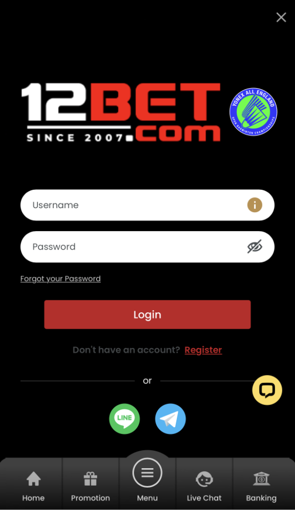 12Bet Login 2026 from India: How to Access Your Online Account