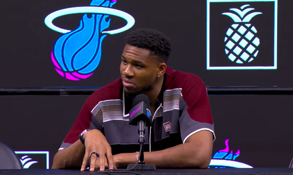 Giannis Antetokounmpo é apresentado pelo Miami Heat e inicia nova fase na NBA