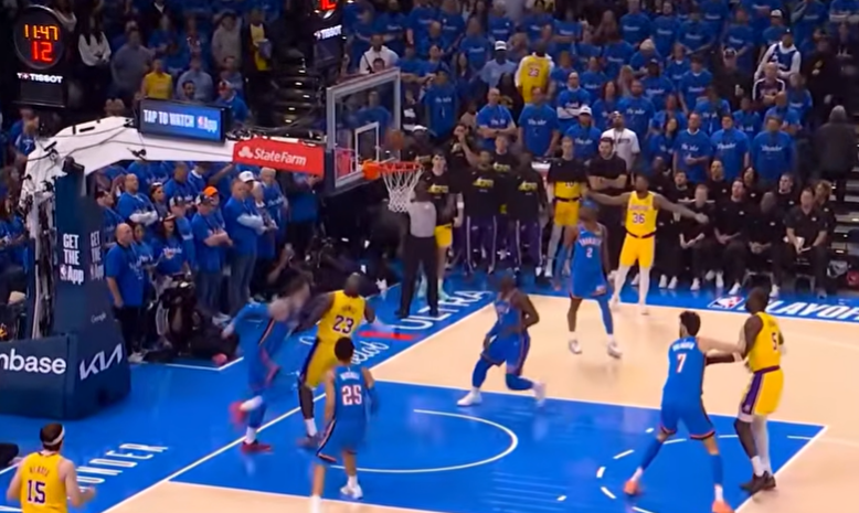 Thunder domina  e vence Lakers no Jogo 1 dos playoffs da NBA