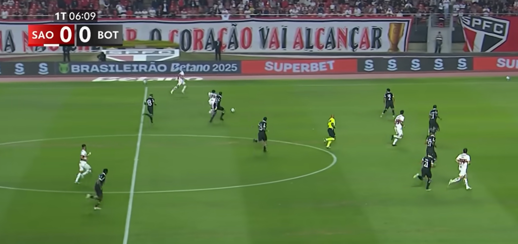São Paulo recebe Botafogo em duelo direto por espaço no G-6 do Brasileirão