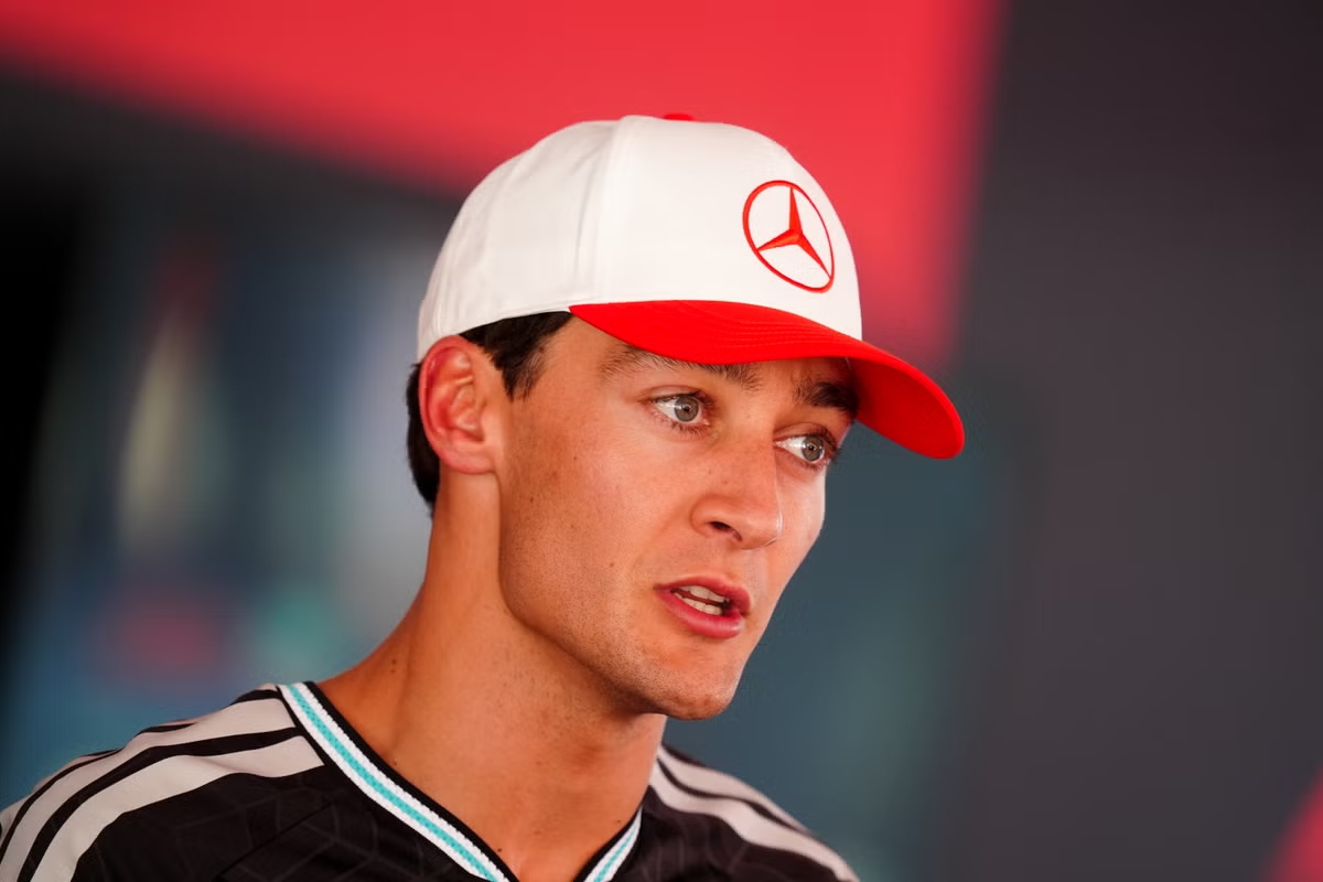 Russell Tops First Practice at Spanish Grand Prix, Antonelli Second