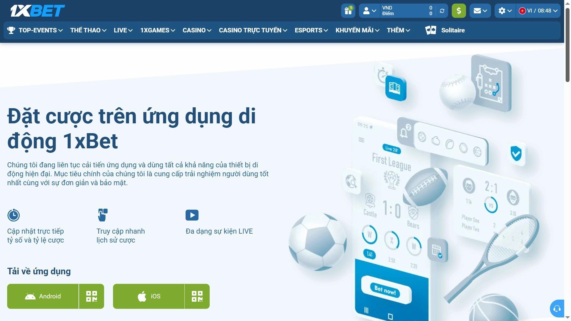 telecharger 1xbet sur iphone