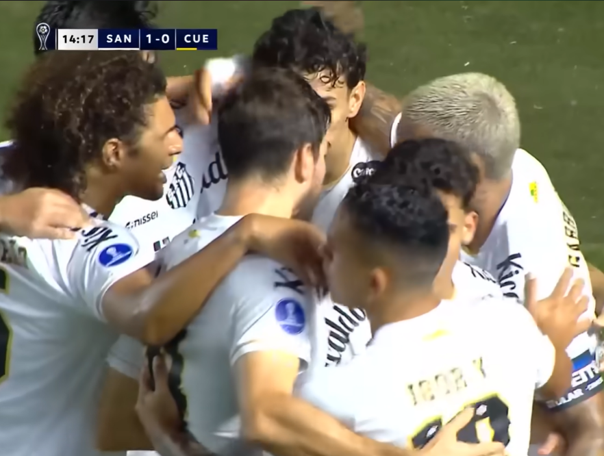 Santos vence Deportivo Cuenca na Vila e garante vaga nos playoffs da Sul-Americana