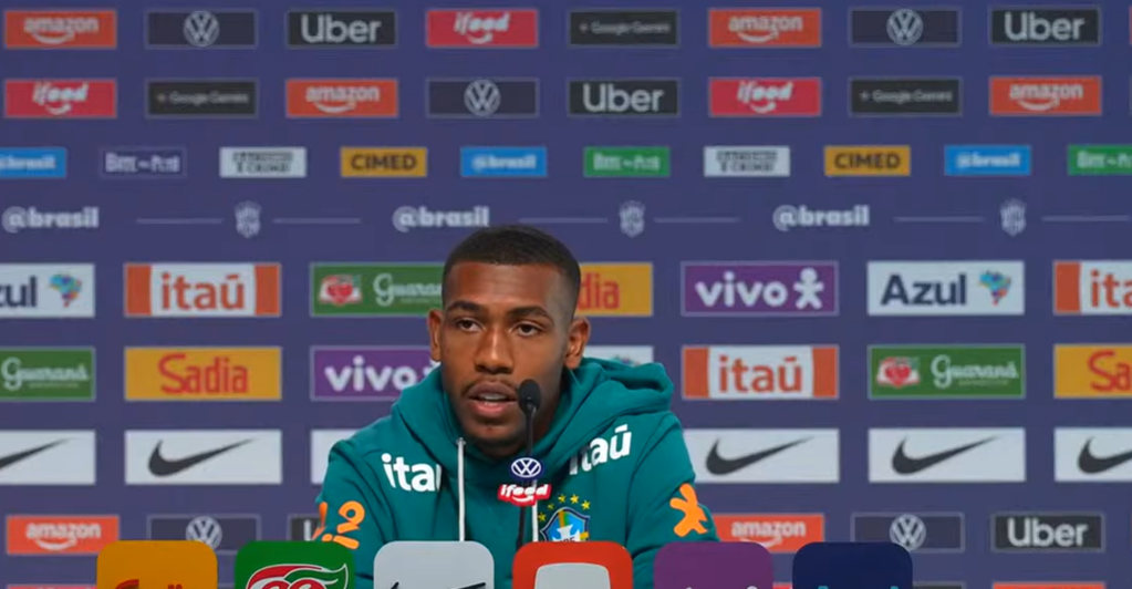 Rayan projeta estreia em Copa, relembra “tremida” com Neymar e mantém personalidade forte na Seleção