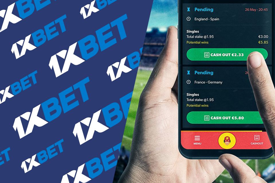 Interfaz de la app 1xbet
