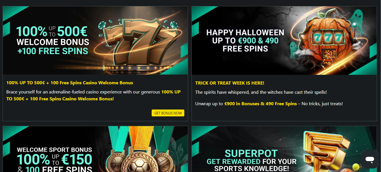 1bet free spins