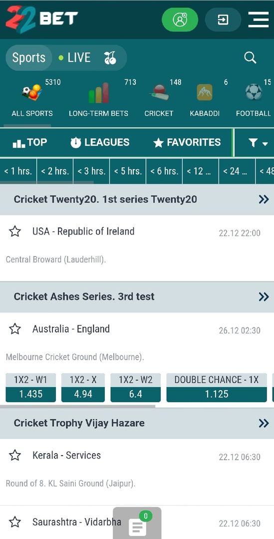 22bet app