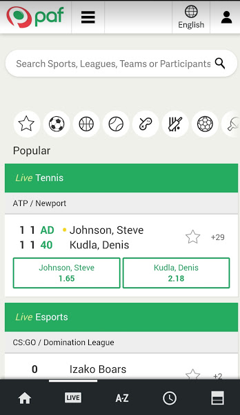 Imagen del Paf Casino