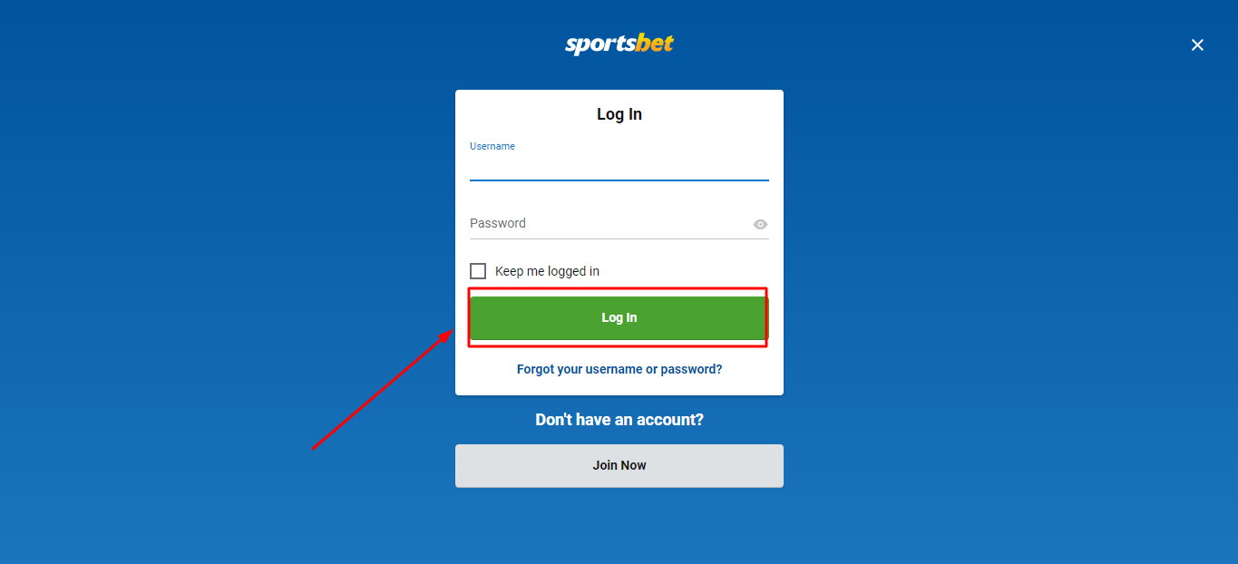 Fansbet login
